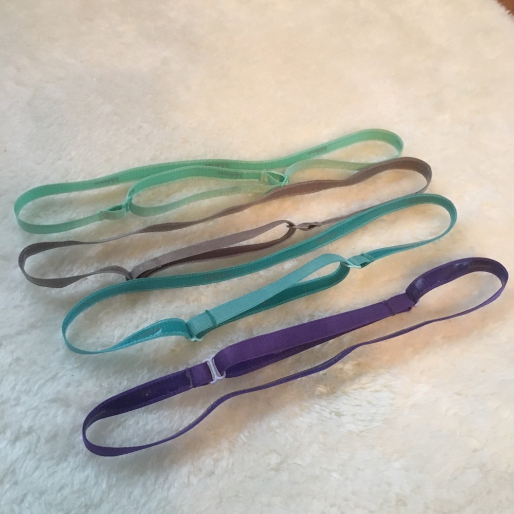 Set of 4 Lululemon Bra Strap Headbands